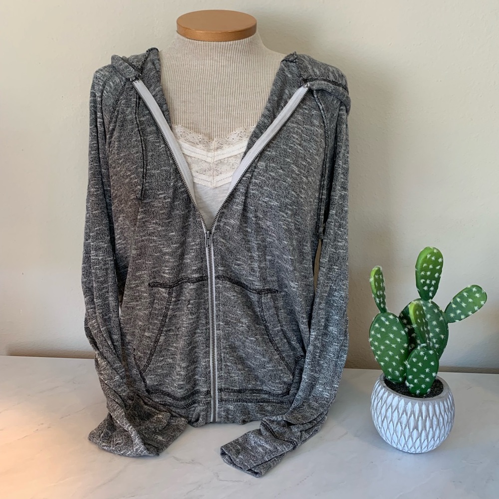 Mossimo Lightweight Knit Grey Sweatshirt